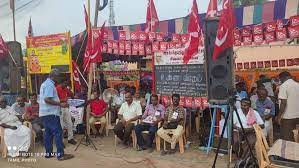 சென்னையில் தனியார் பேருந்துகளை இயக்க எதிர்ப்பு- சிஐடியு ஆர்ப்பாட்டம் சென்னையில் தனியார் பேருந்துகளை இயக்க எதிர்ப்பு- சிஐடியு ஆர்ப்பாட்டம்