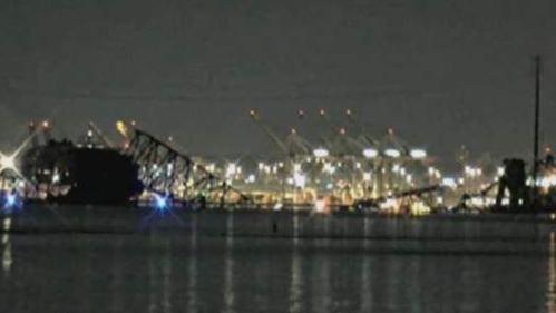 Baltimore bridge collapses after container ship hits