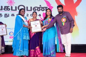 Women's Day Celebration in Puducherry: 110 Women of Excellence Awarded 'Singhappen Award' - Crest India Foundation