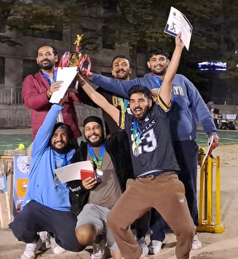 சியோலில் கொரியாவாழ் வெளிநாட்டினரின் ஒரு நாள் சூப்பர் சிக்ஸர் கிரிக்கெட் போட்டி : ஜெ.சி.சி. அணி சாம்பியன் சியோலில் கொரியாவாழ் வெளிநாட்டினரின் ஒரு நாள் சூப்பர் சிக்ஸர் கிரிக்கெட் போட்டி : ஜெ.சி.சி. அணி சாம்பியன்