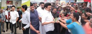 Chief Minister M. K. Stalin inaugurated Dravidian movement pioneer A. Govindasamy memorial hall at Villupuram.