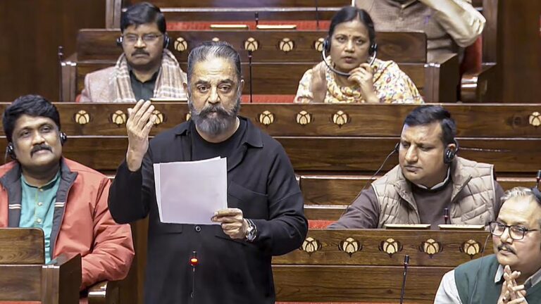 ‘உம் வினை உம்மை சுடுக’. எங்கள் நாடு நீடூழி வாழும் – மாநிலங்களவையில் மக்கள் நீதி மய்யம் கட்சியின் தலைவர் கமல்ஹாசன் எம்.பி.  சூளுரை